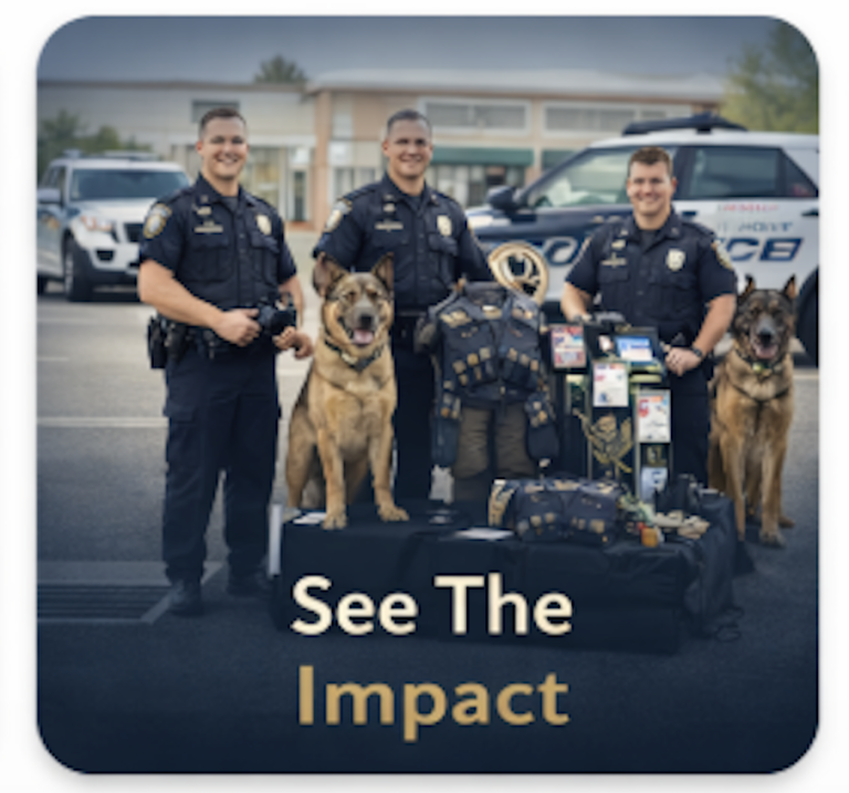 Track Our Progress Cruising for K9s