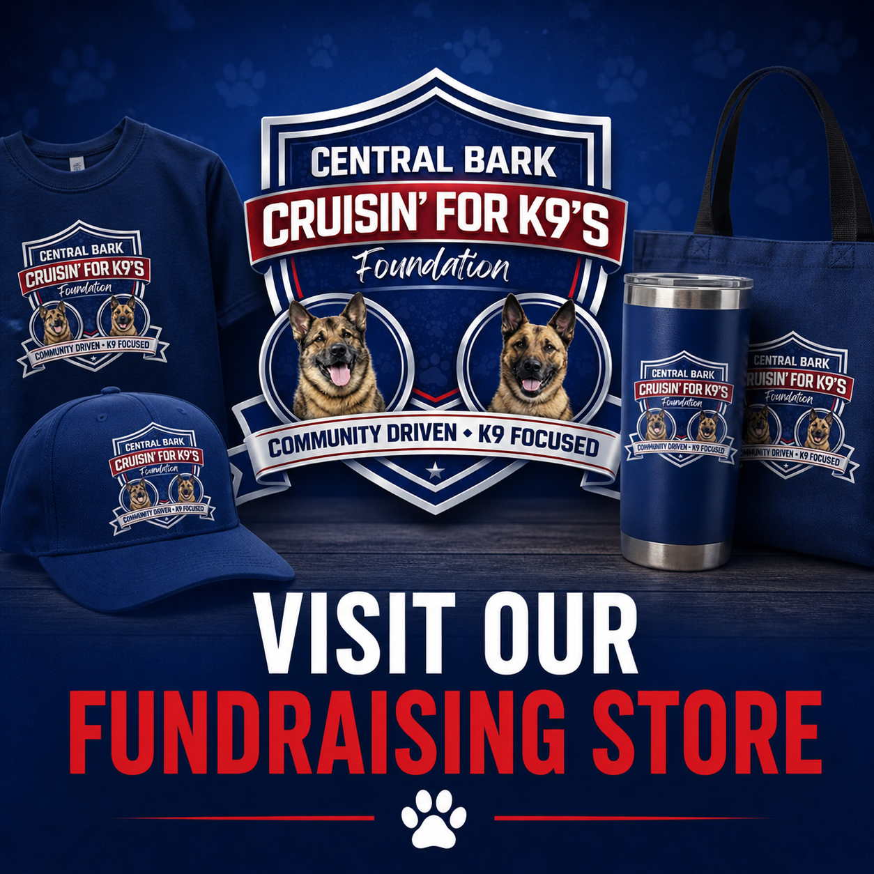 Cruising for k9s fund raising store